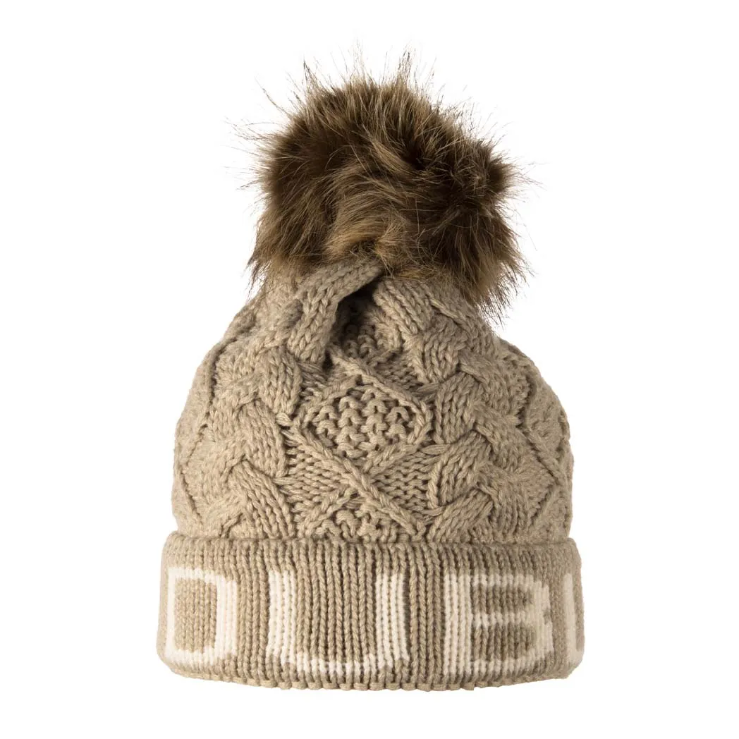 Aran Cable Dublin Pom Pom Beanie Hat