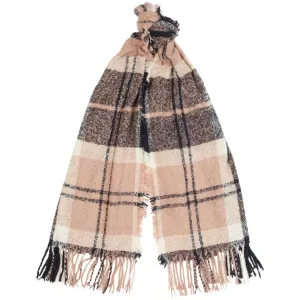 Barbour Boucle Scarf LSC0120 - Pink Midnight