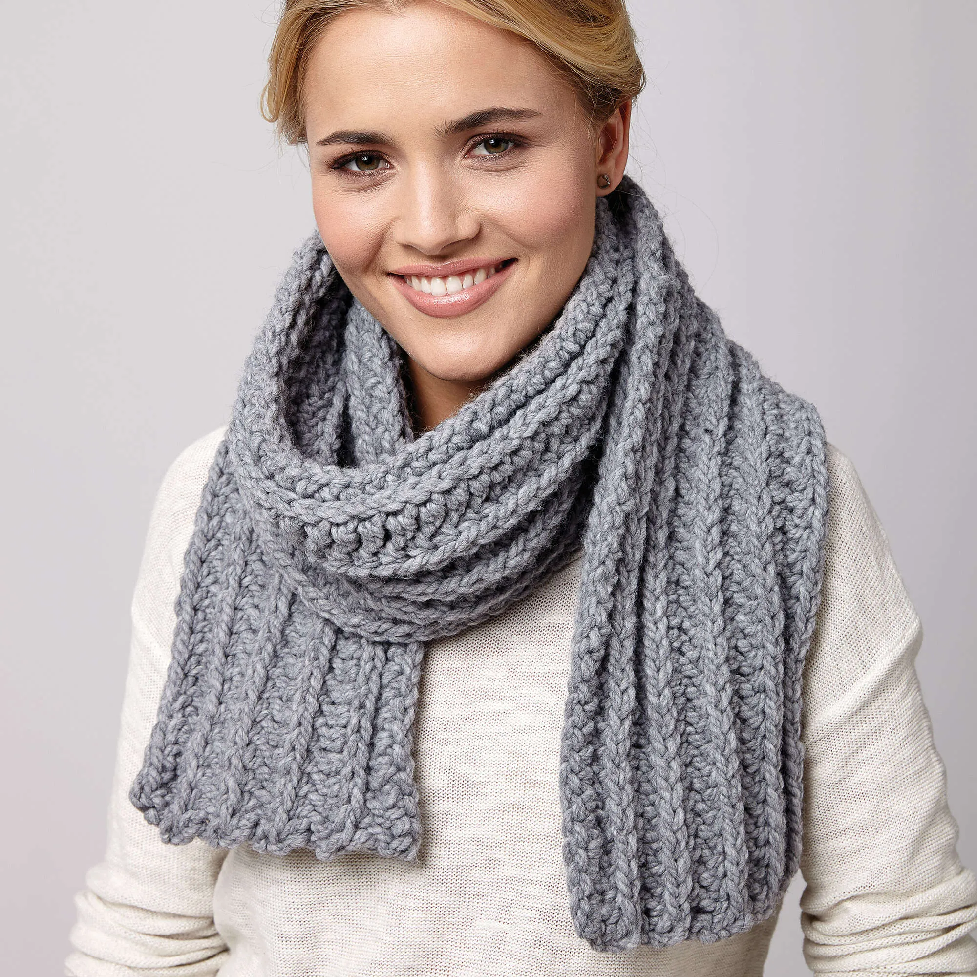 Bernat Crochet Cool Day Scarf