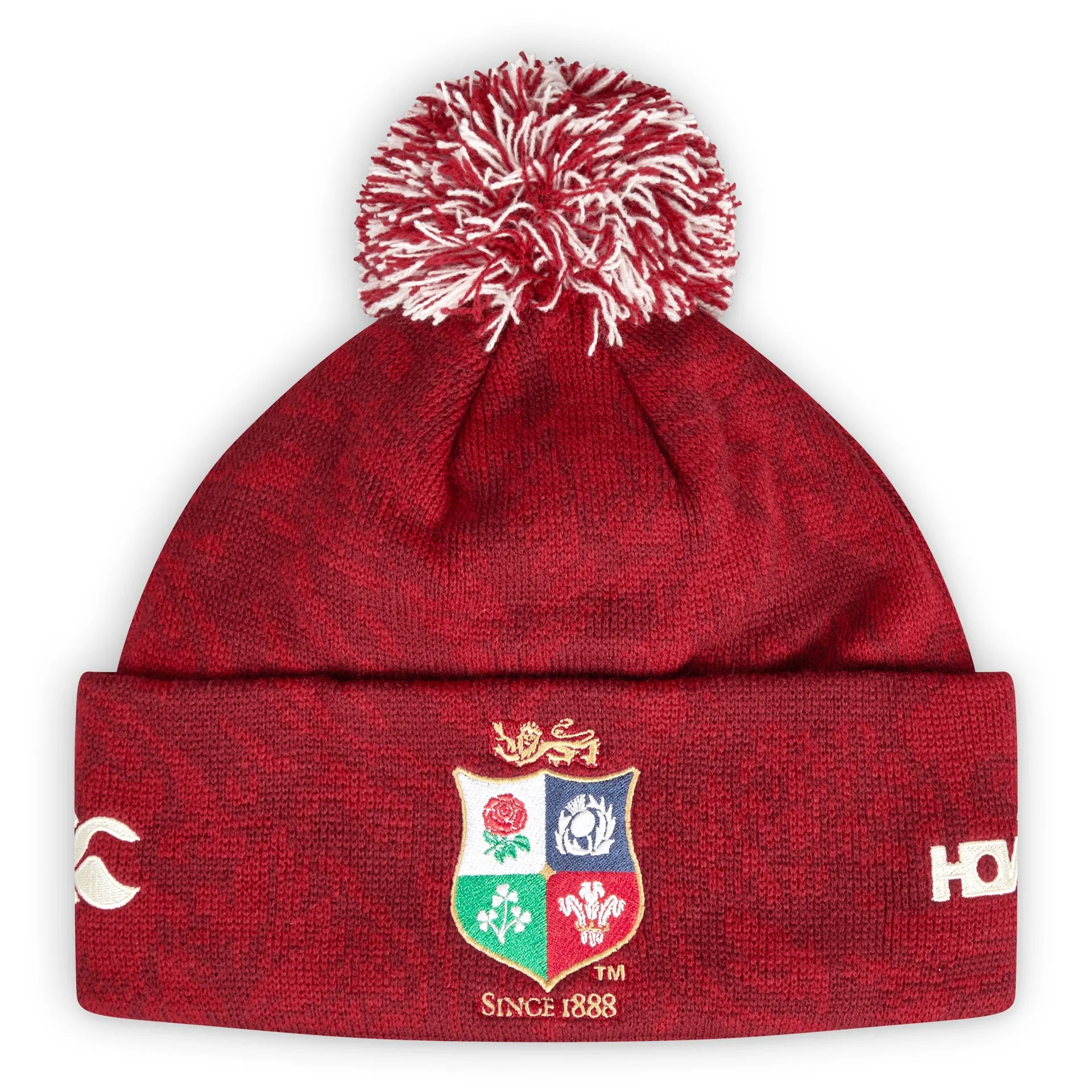 Canterbury British & Irish Lions 2025 Rugby Fleece Lined Bobble Beanie