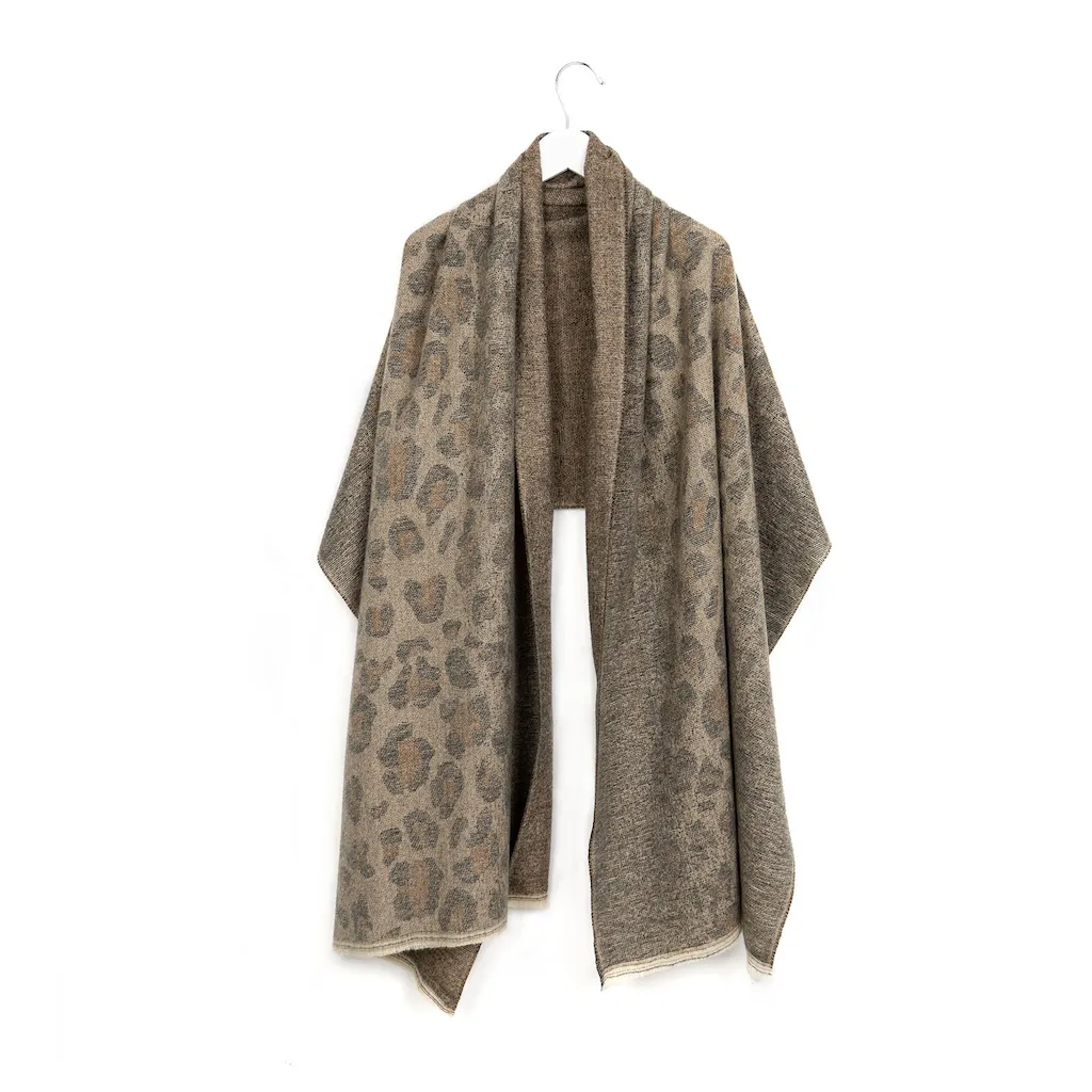 Cheetah Print Soho Blanket Scarf - Adult