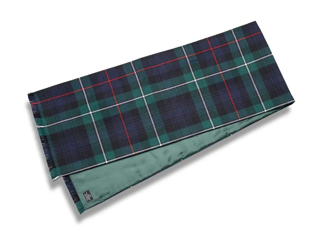 Custom Tartan Satin Lined Scarf