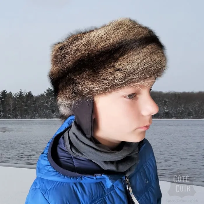 Davy Crockett Fur Hat for Kids