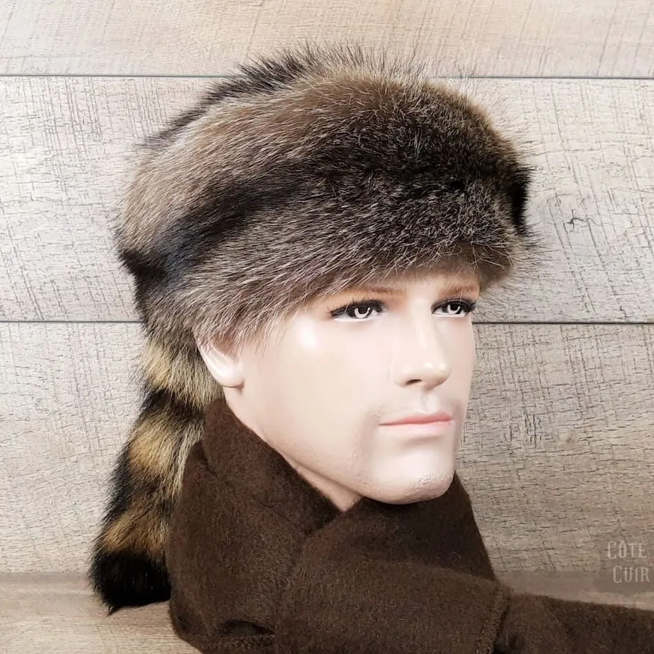 Davy Crockett Raccoon Fur Hat