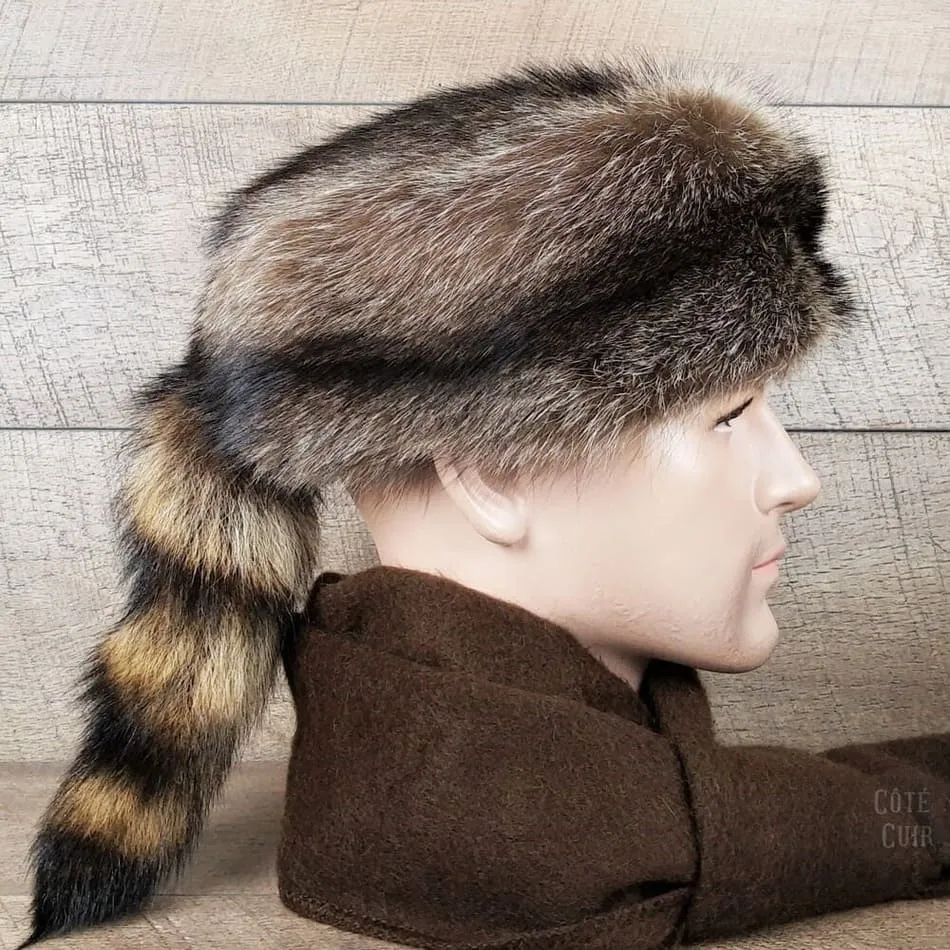 Davy Crockett Raccoon Fur Hat