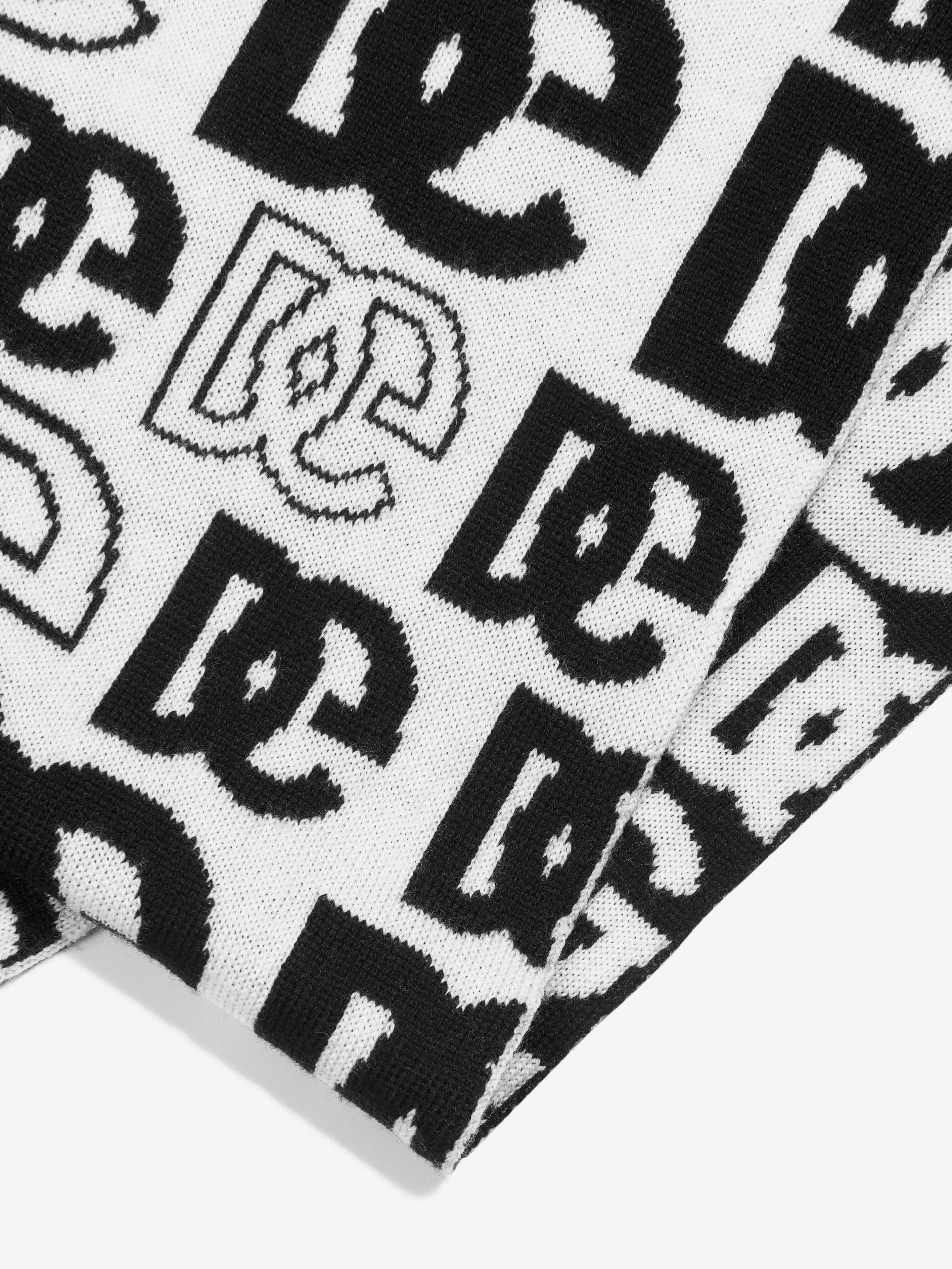 Dolce & Gabbana Kids Wool Logo Scarf