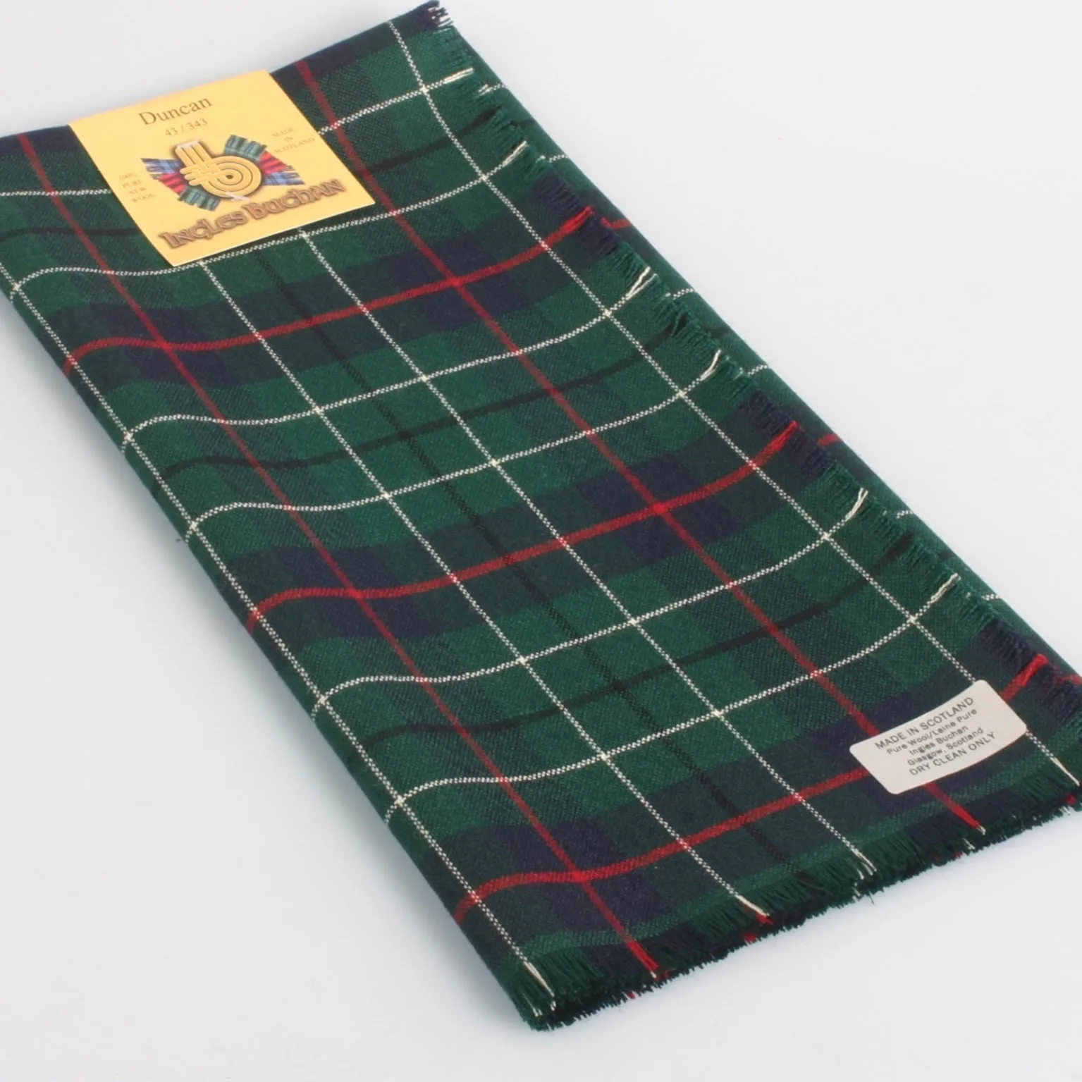 Duncan Modern Tartan Wool Headscarf