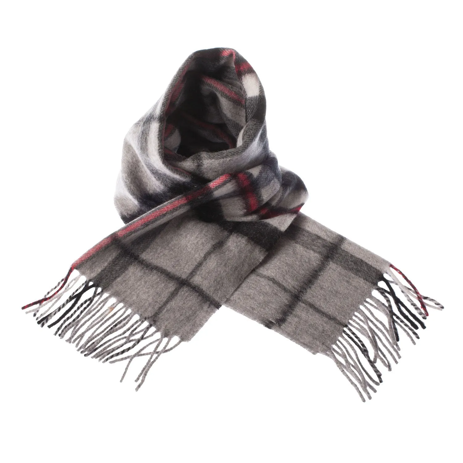 Edinburgh 100% Lambswool Scarf  Thomson Grey