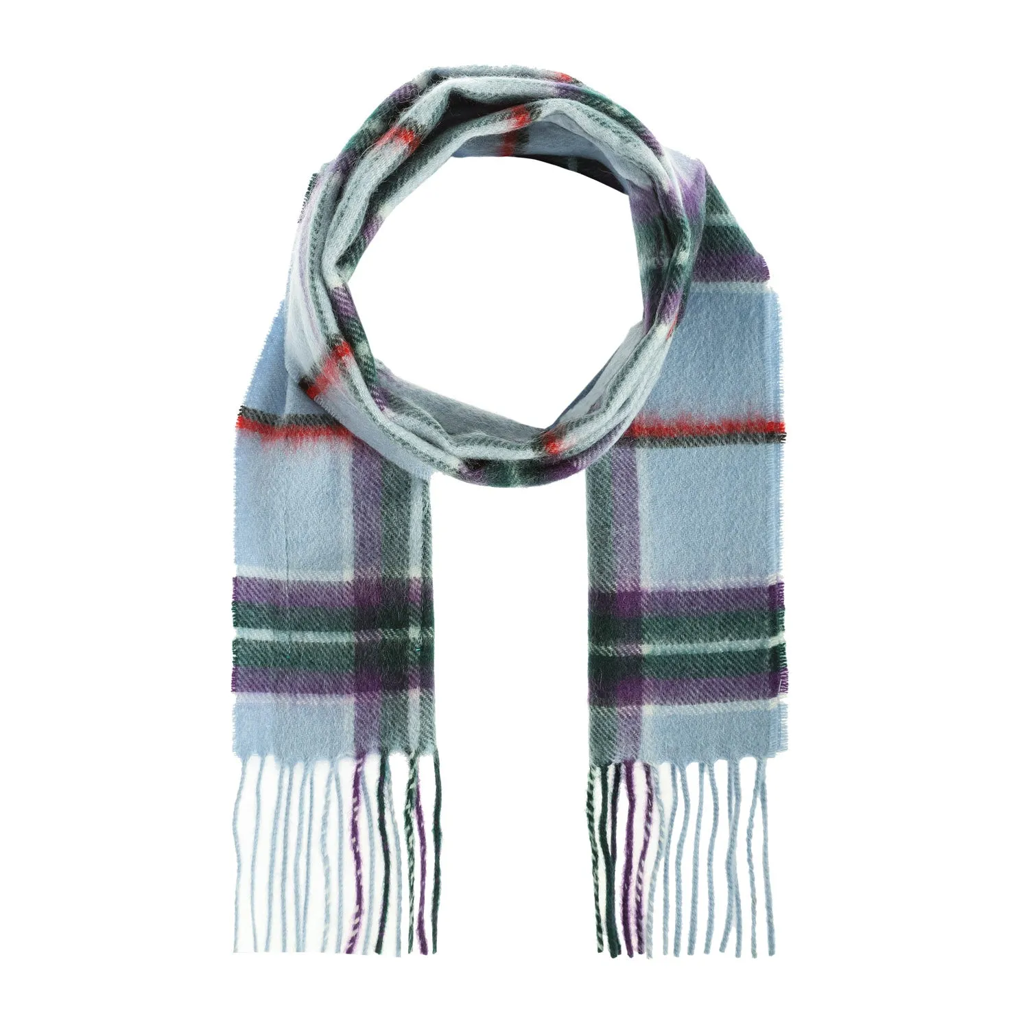 Edinburgh Cashmere Mini Scarf  World Peace Tartan