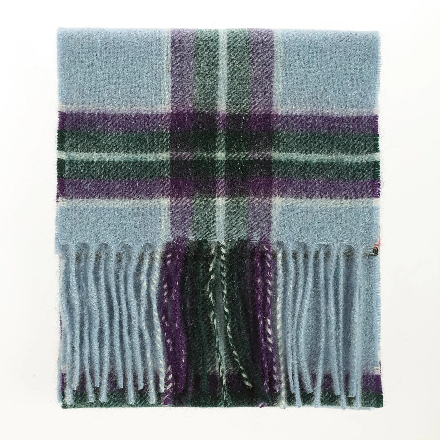 Edinburgh Cashmere Mini Scarf  World Peace Tartan