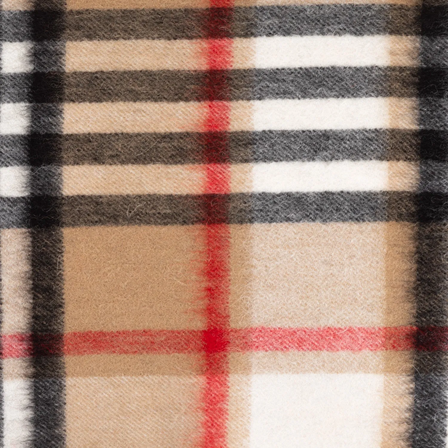 Edinburgh Lambswool Scarf Chequer Camel And Grey (24538)