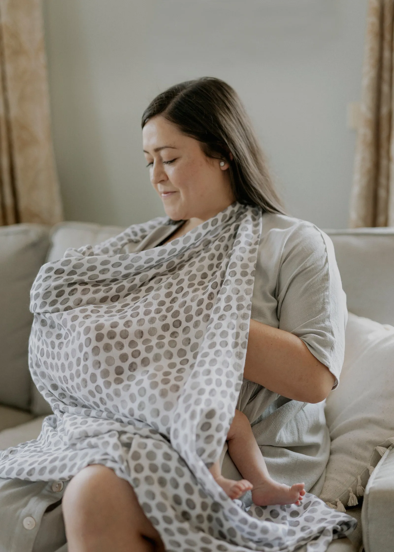 Essential Cotton Blanket - Raindrops