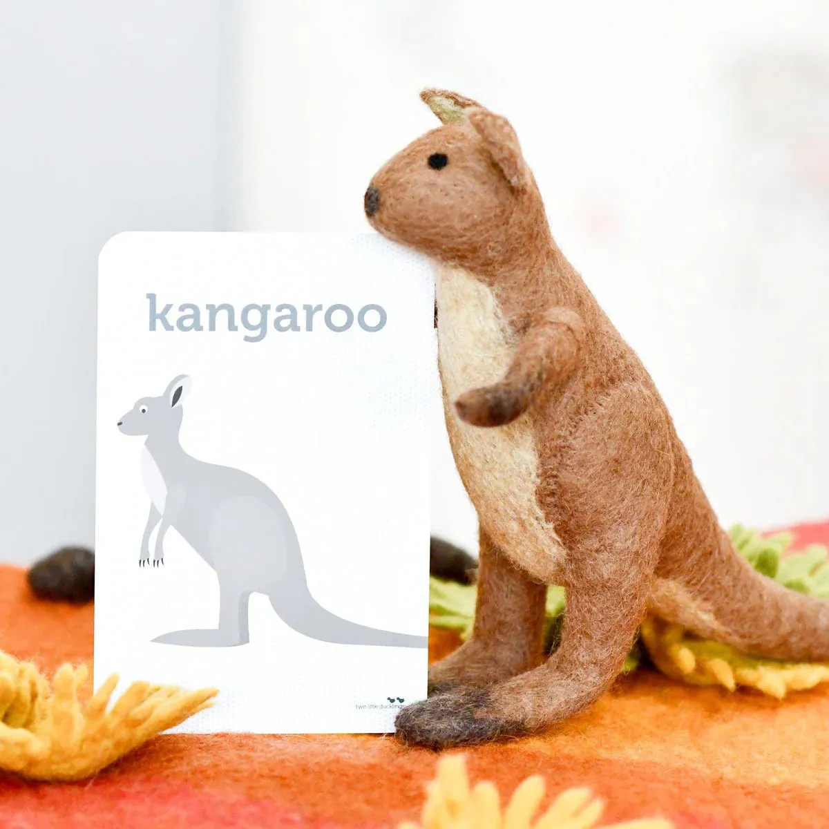 Felt Kangaroo Toy (Australian Animal)