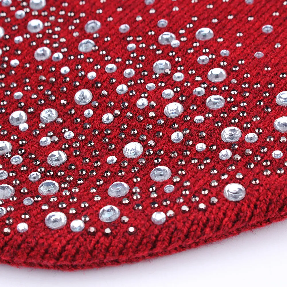 FURTALK Women  Winter Slouchy Beanie Hat with Sequin Drop Shipping B003