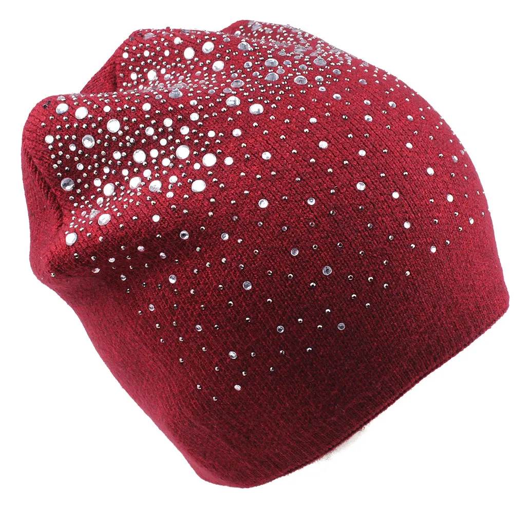 FURTALK Women  Winter Slouchy Beanie Hat with Sequin Drop Shipping B003