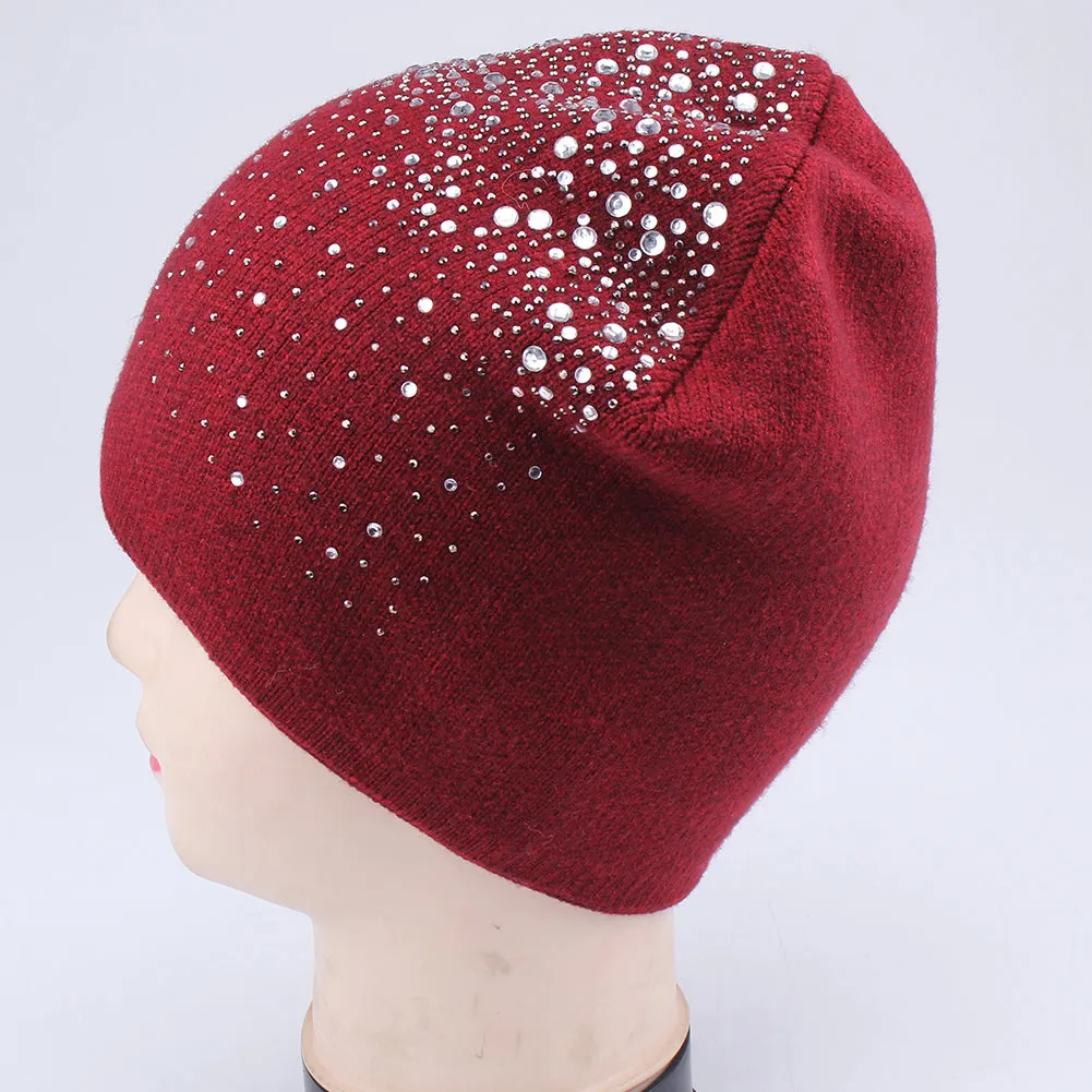 FURTALK Women  Winter Slouchy Beanie Hat with Sequin Drop Shipping B003