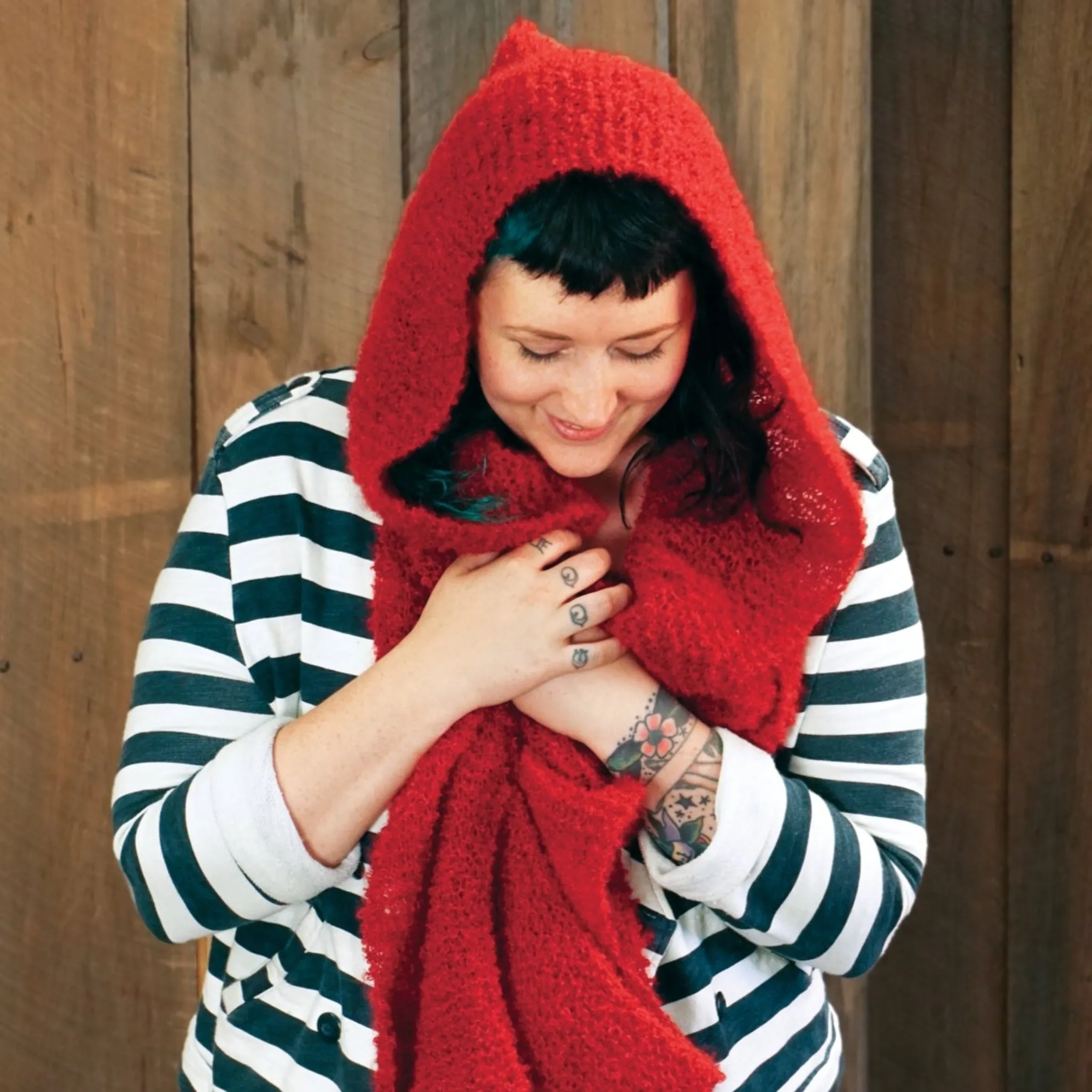 Gimme Shelter, Hooded Scarf with Pockets, download