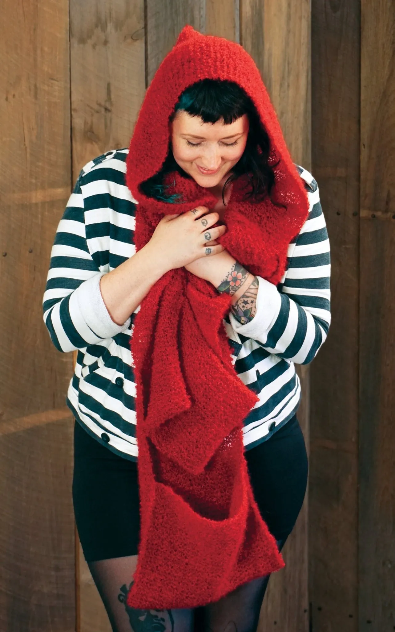 Gimme Shelter, Hooded Scarf with Pockets, download