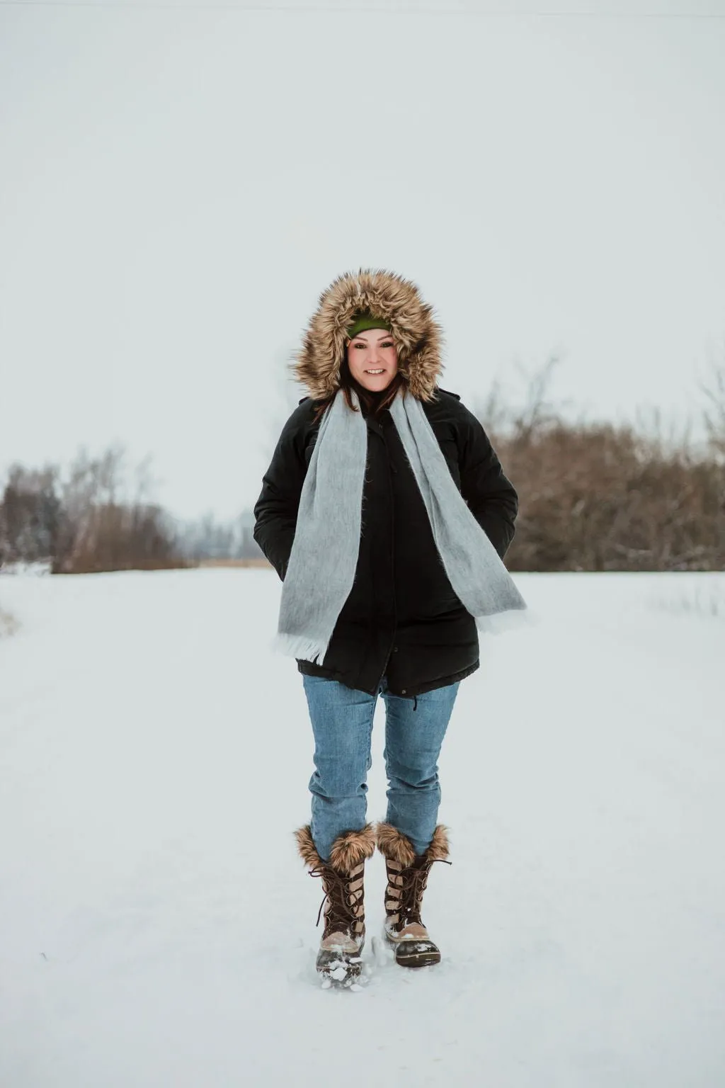 Grey Goose Alpaca Scarf