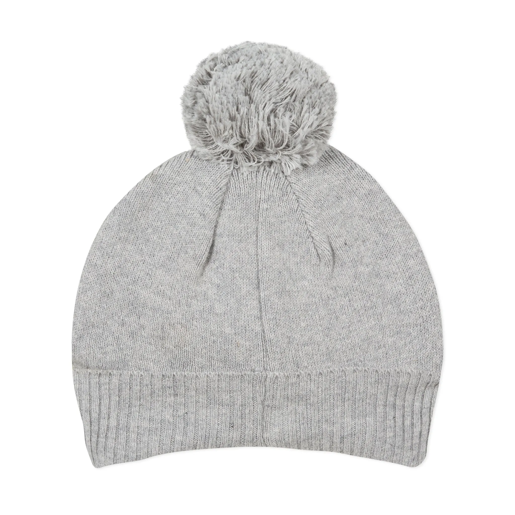 Grey peruvian winter hat with logo  - FINAL SALE