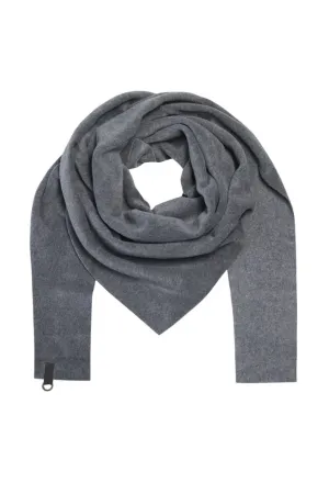 Henriette Steffensen Grey Triangle Scarf