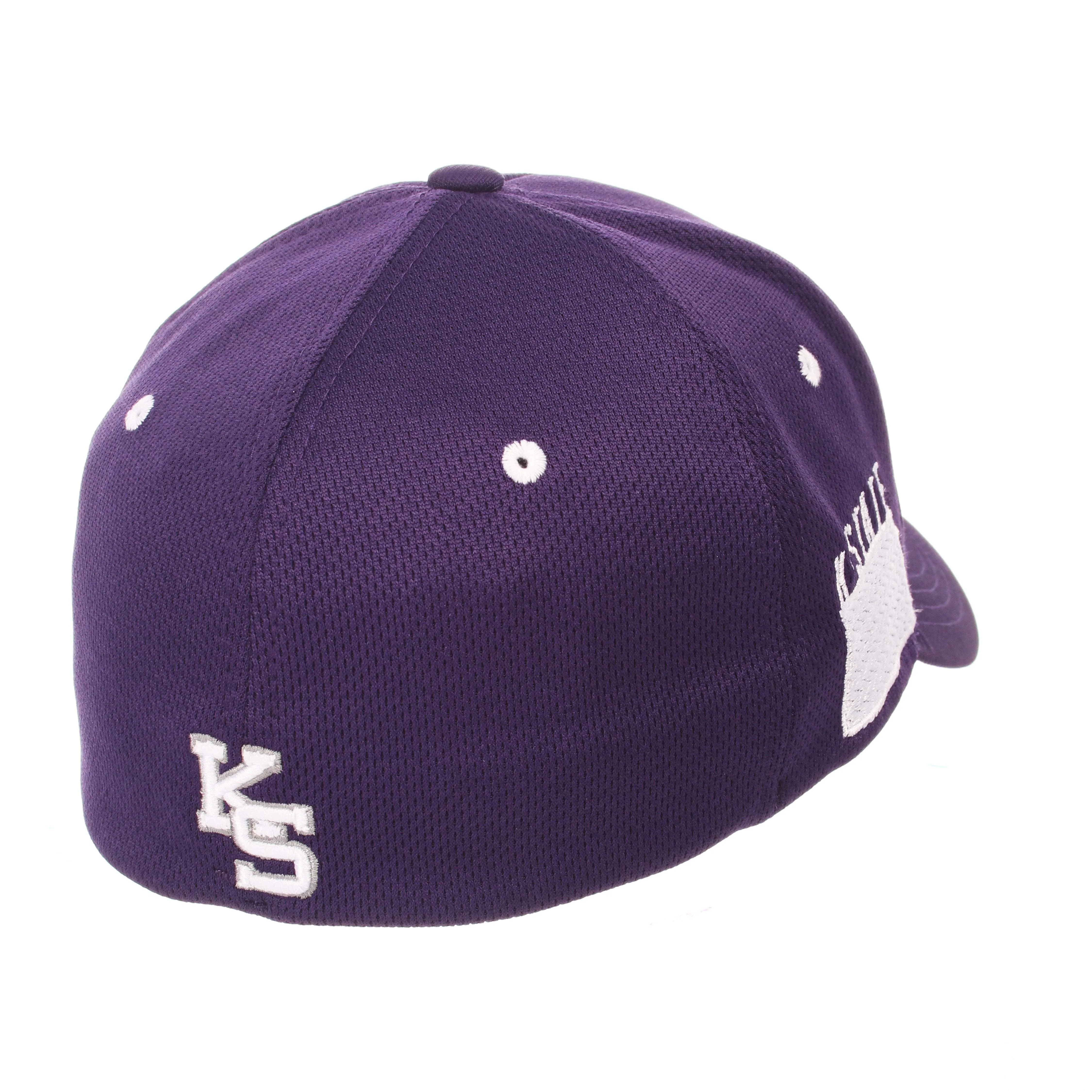 Kansas State Wildcats Zephyr Purple "Rambler" Stretch Fit Hat Cap (M/L)