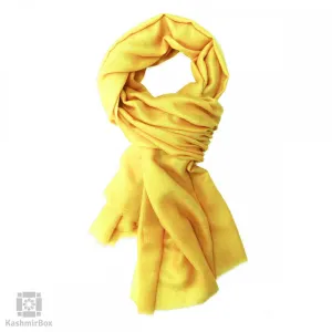 Lemon Yellow Woolen Scarf