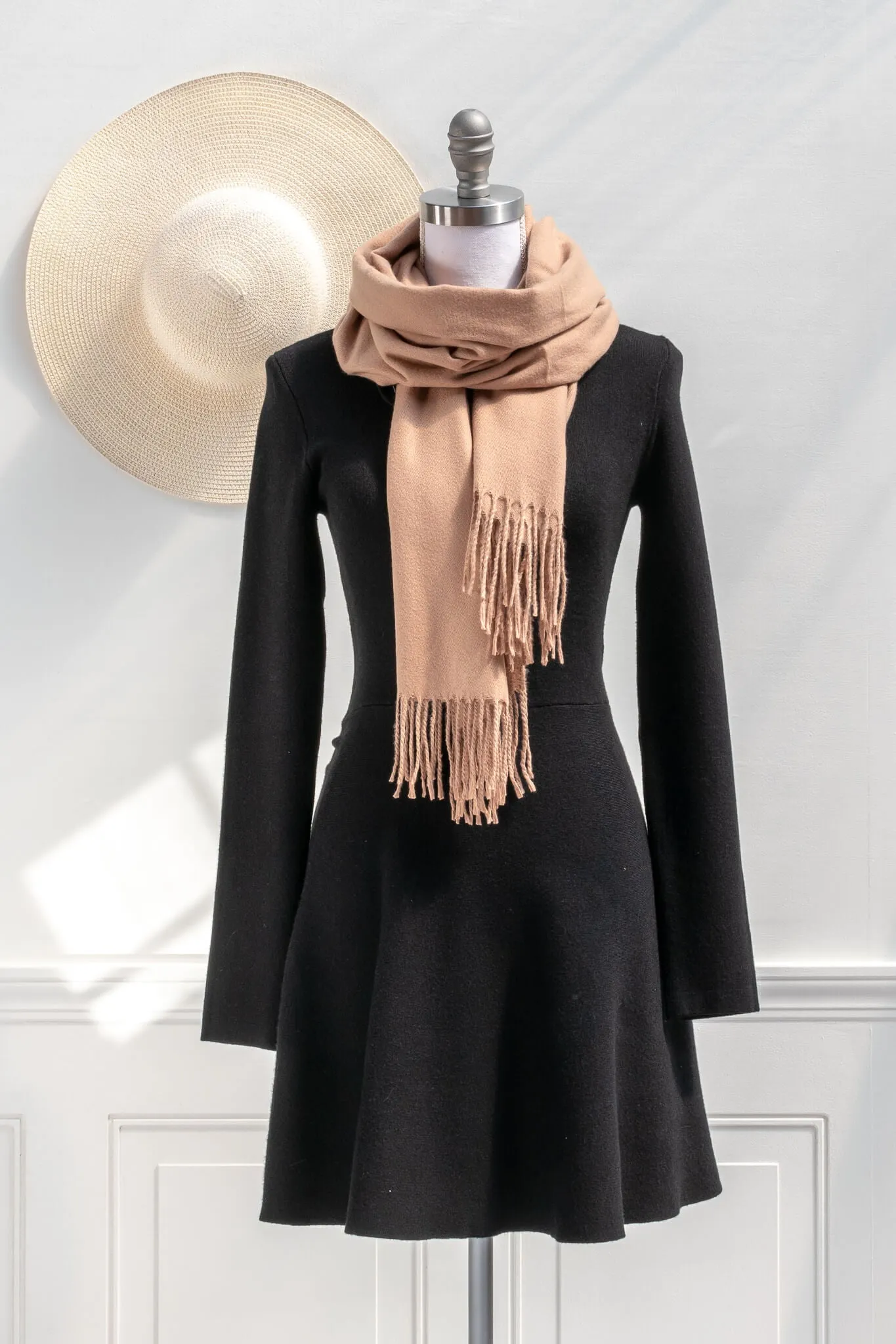 Lillian Winter Scarf - Camel