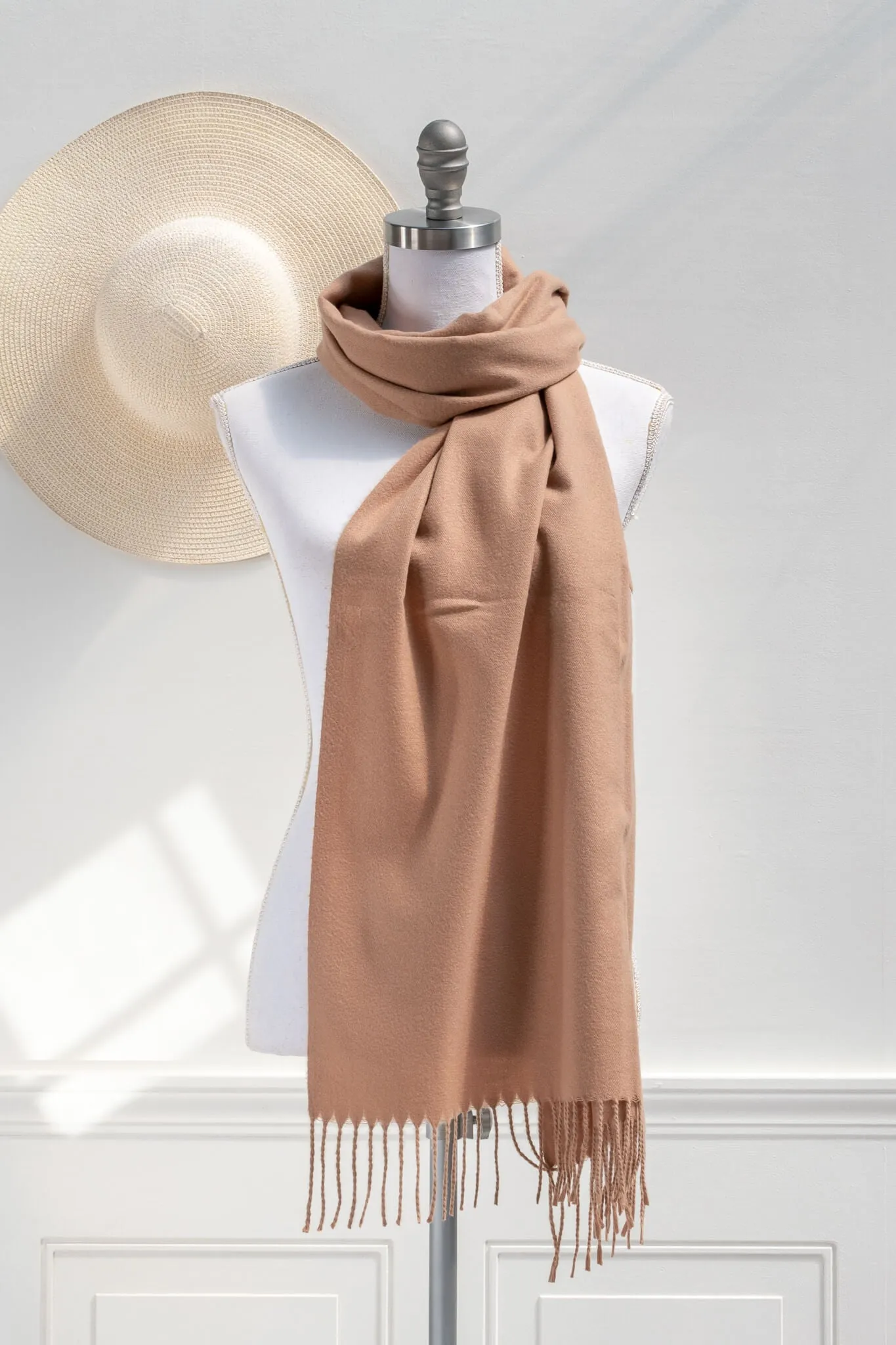 Lillian Winter Scarf - Camel