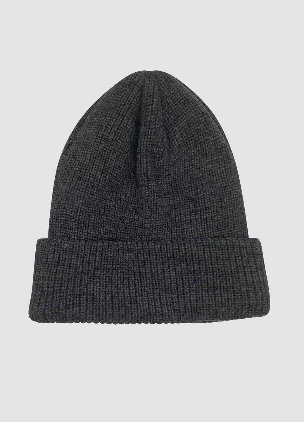 Logo Rib Knit Cuffed Beanie