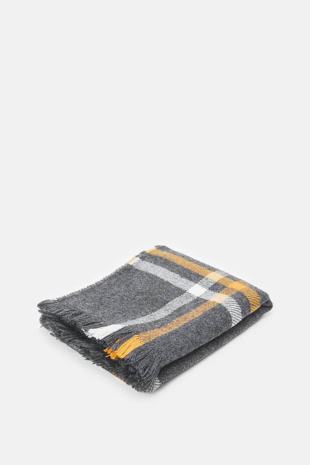 Men Charcoal Weighted Scarf