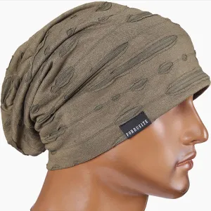 Men Distressed Slouchy Beanie Hats B401