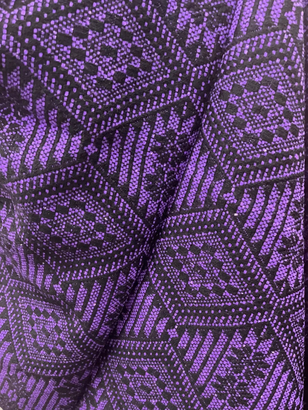 Mexican Maxi Scarf & Shawl Purple