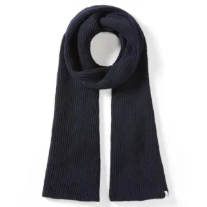 Navy Porter Ribbed Scarf