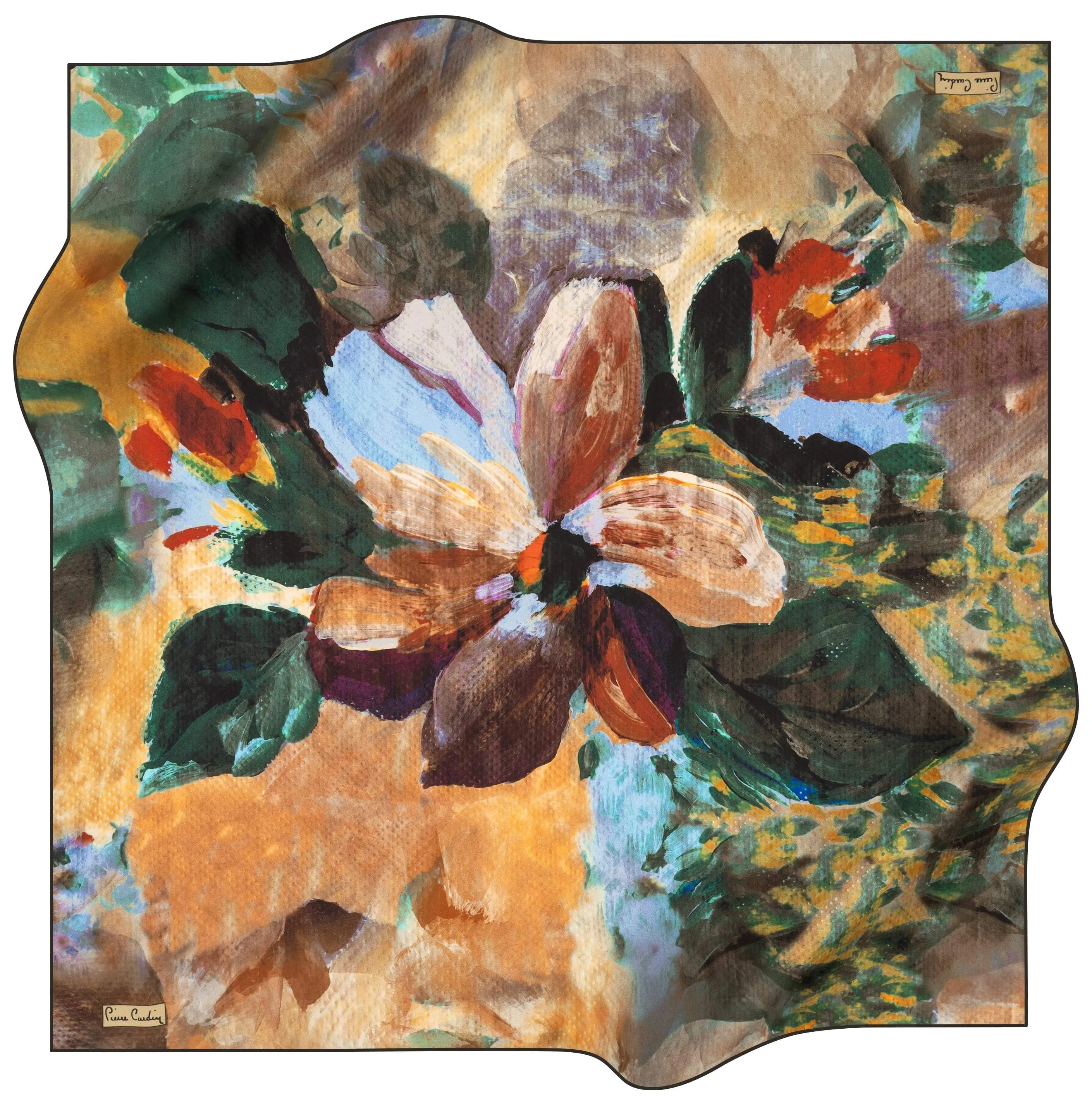 Pierre Cardin Nina Floral Silk Scarf No. 11