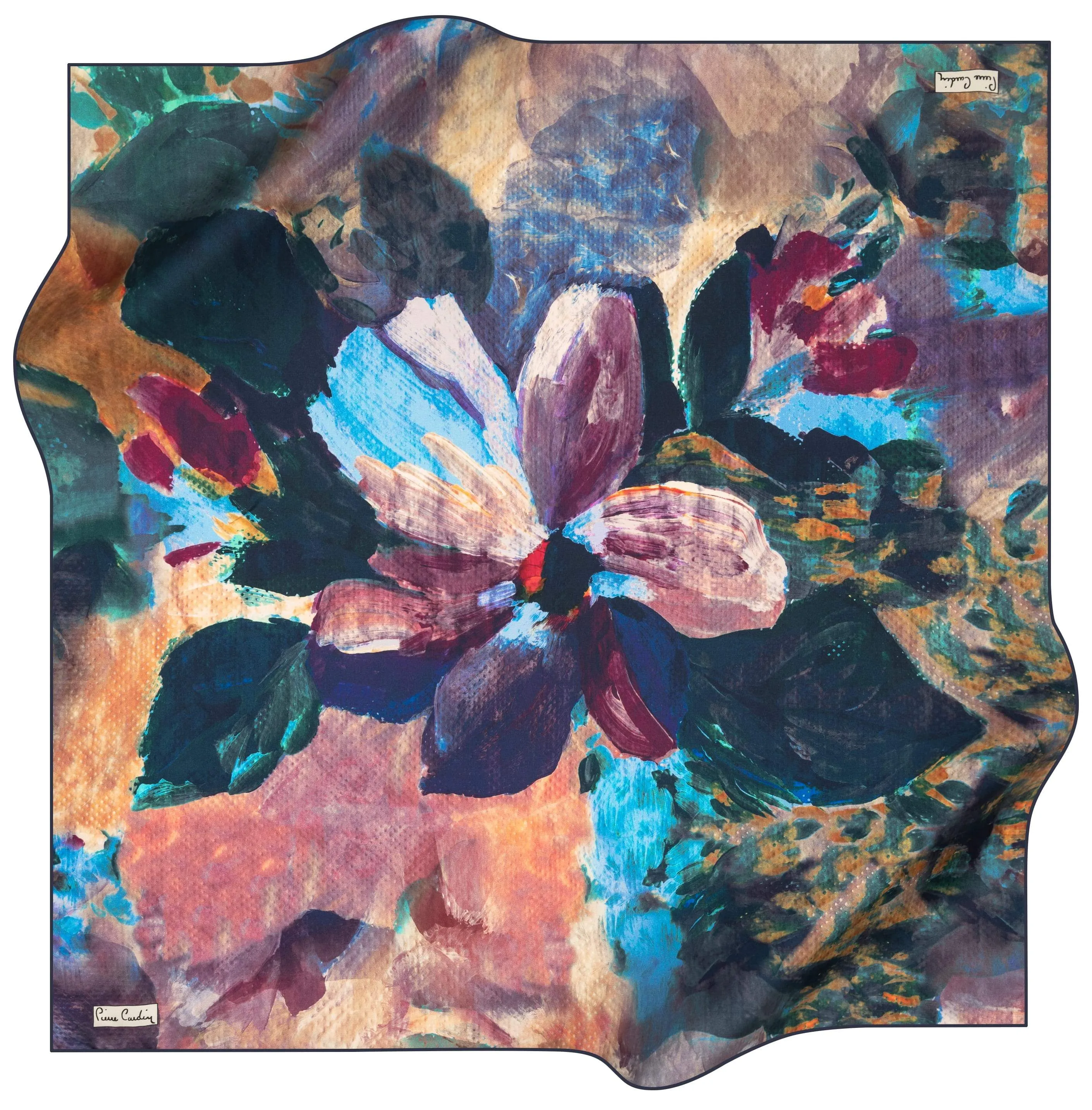 Pierre Cardin Nina Floral Silk Scarf No. 22