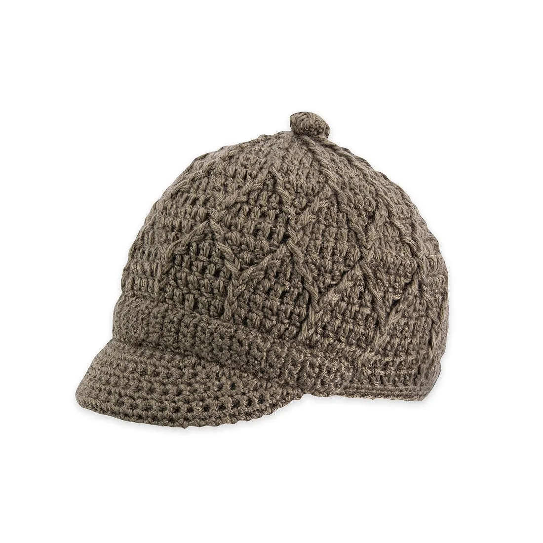 Pistil Jax Knit Brim Beanie in Raisin, River, Olive & Black