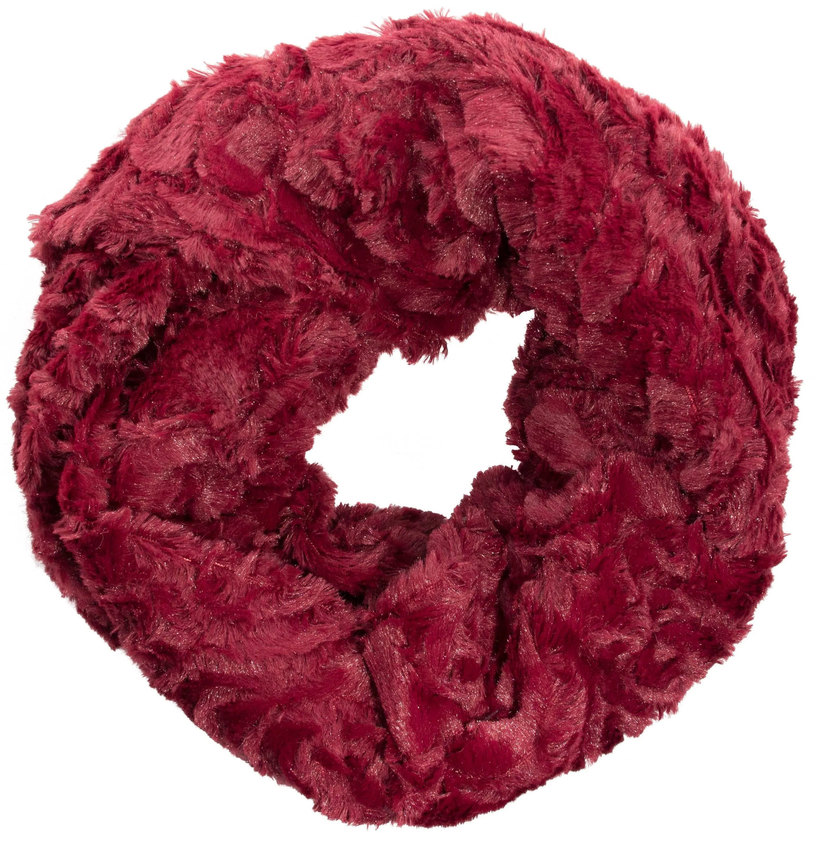 Sakkas Abhy Soft Fall Winter Furry Infinity Wrap Scarf