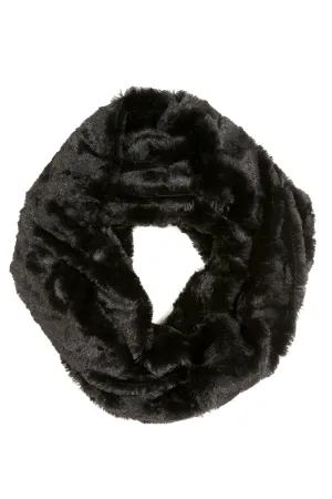 Sakkas Abhy Soft Fall Winter Furry Infinity Wrap Scarf