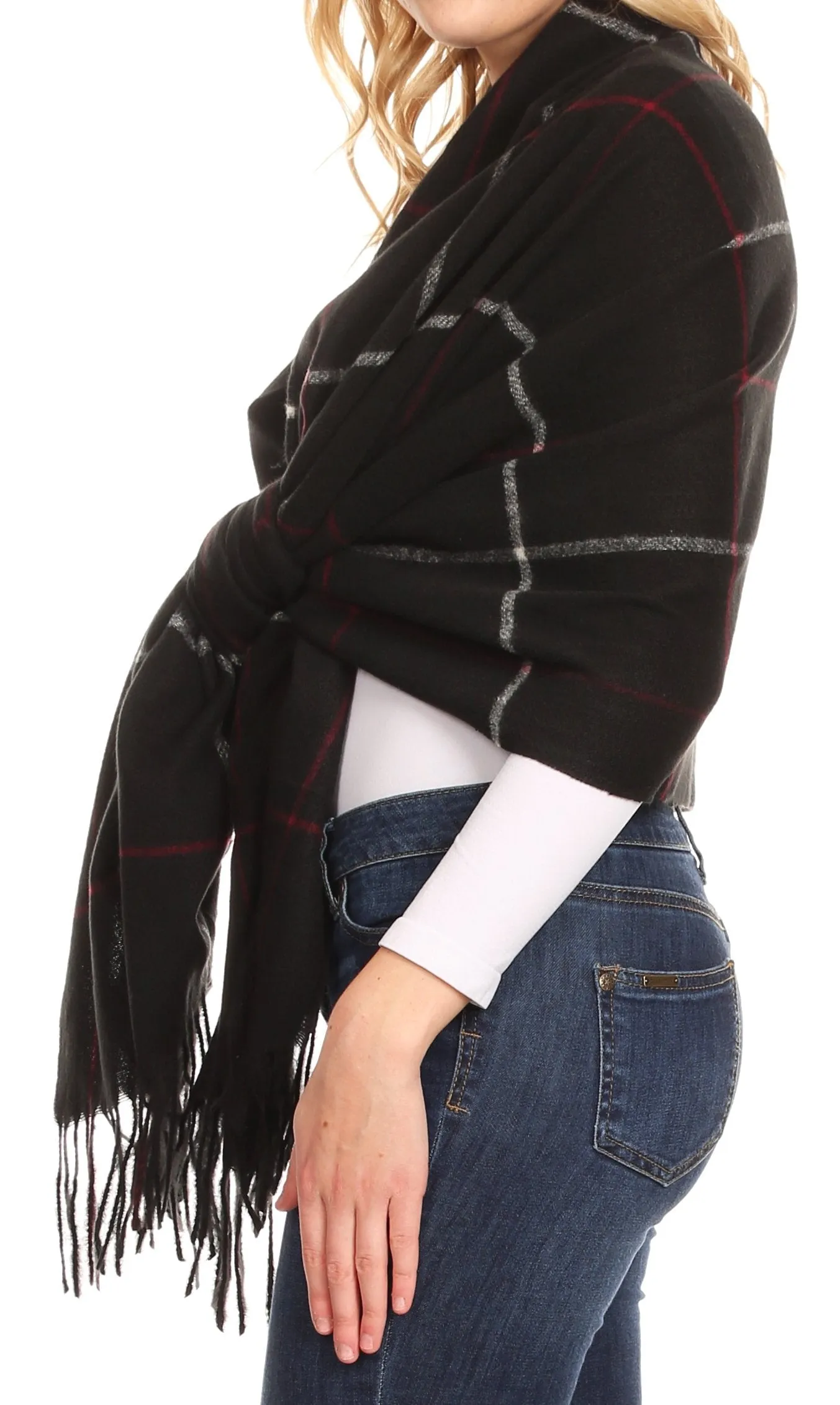 Sakkas Martinna Women's Winter Warm Super Soft and Light Pattern Shawl Scarf Wrap