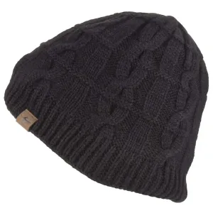 SEALSKINZ Hat - Waterproof Cold Weather Cable Knit Beanie Hat - Black