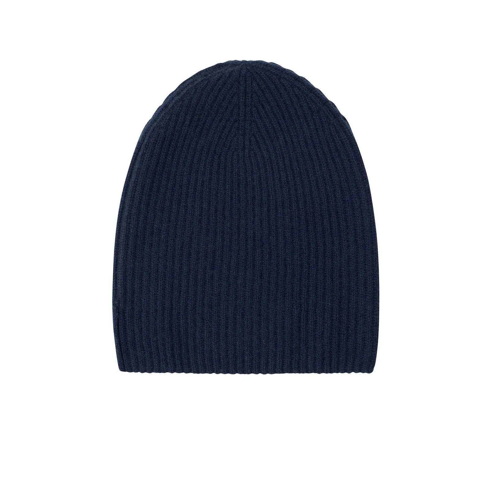 Signature Ribbed Cashmere Beanie