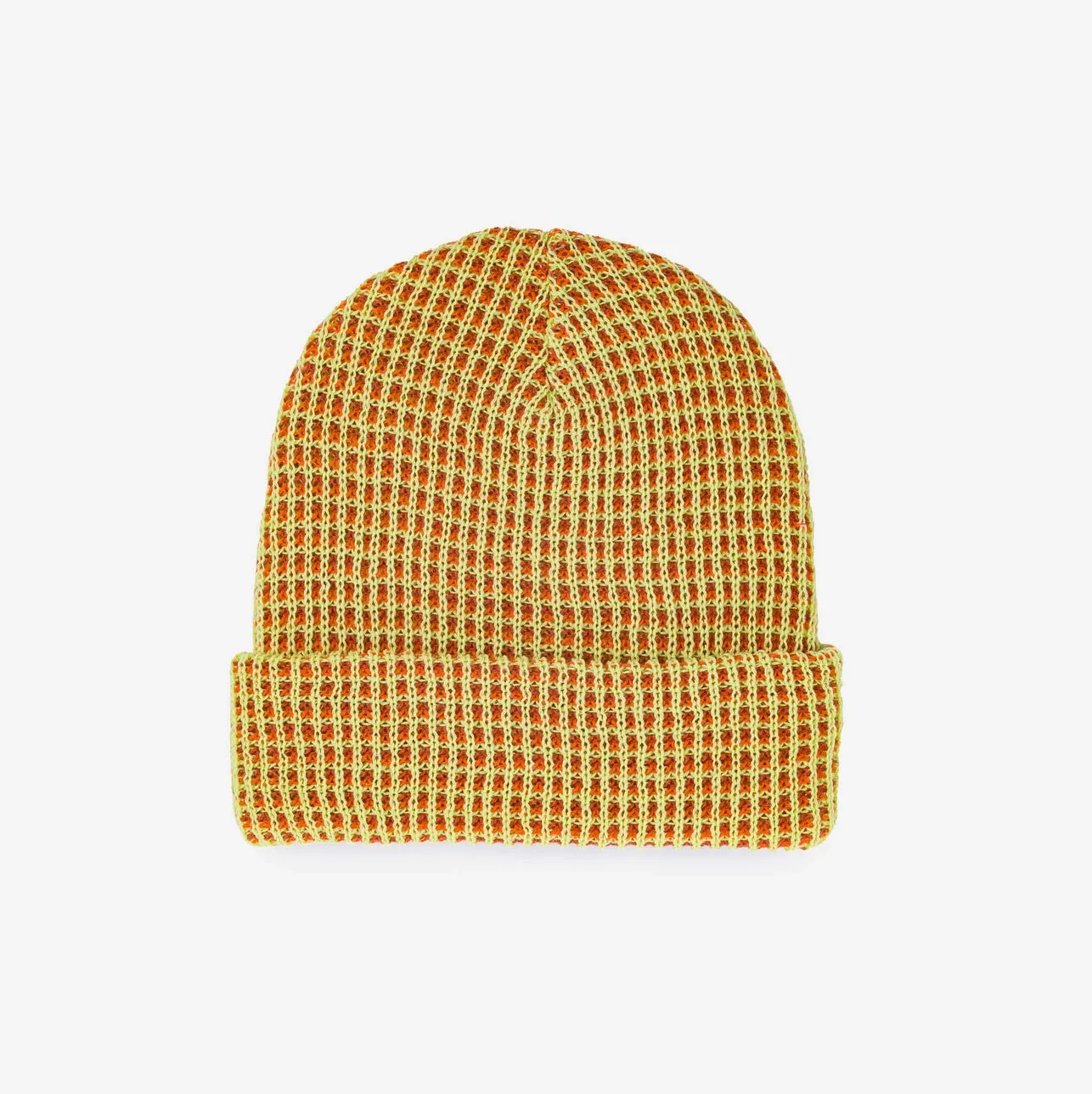 Simple Grid Knit Beanie