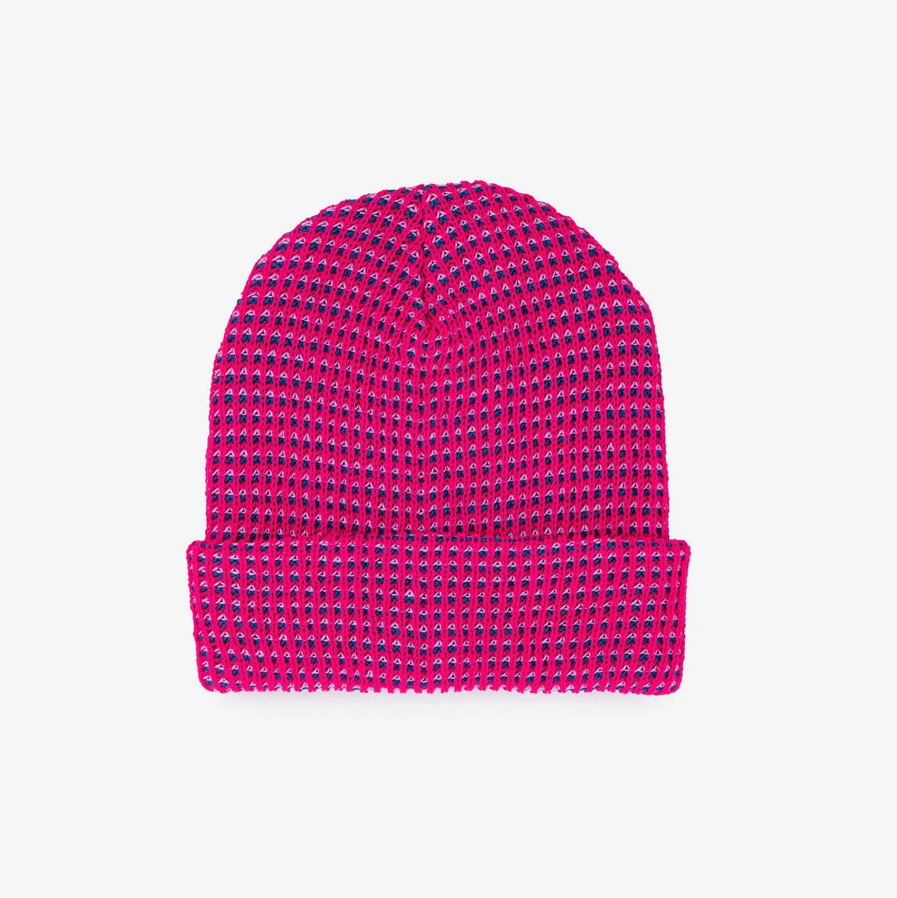 Simple Grid Knit Beanie