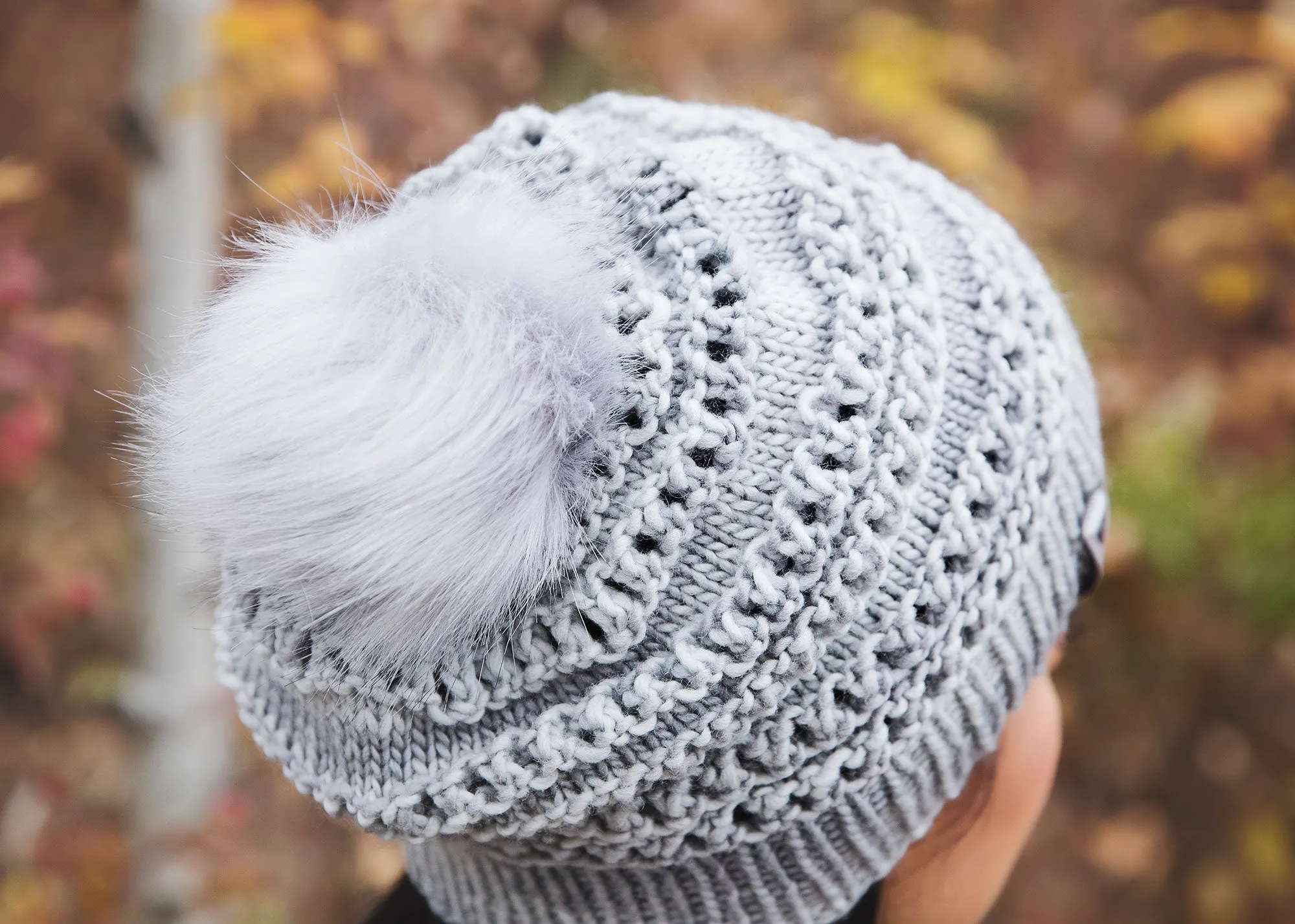 Slouchy Beanie Knit Hat Pattern