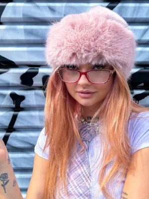 SNOW BUNNY HAT - PINK