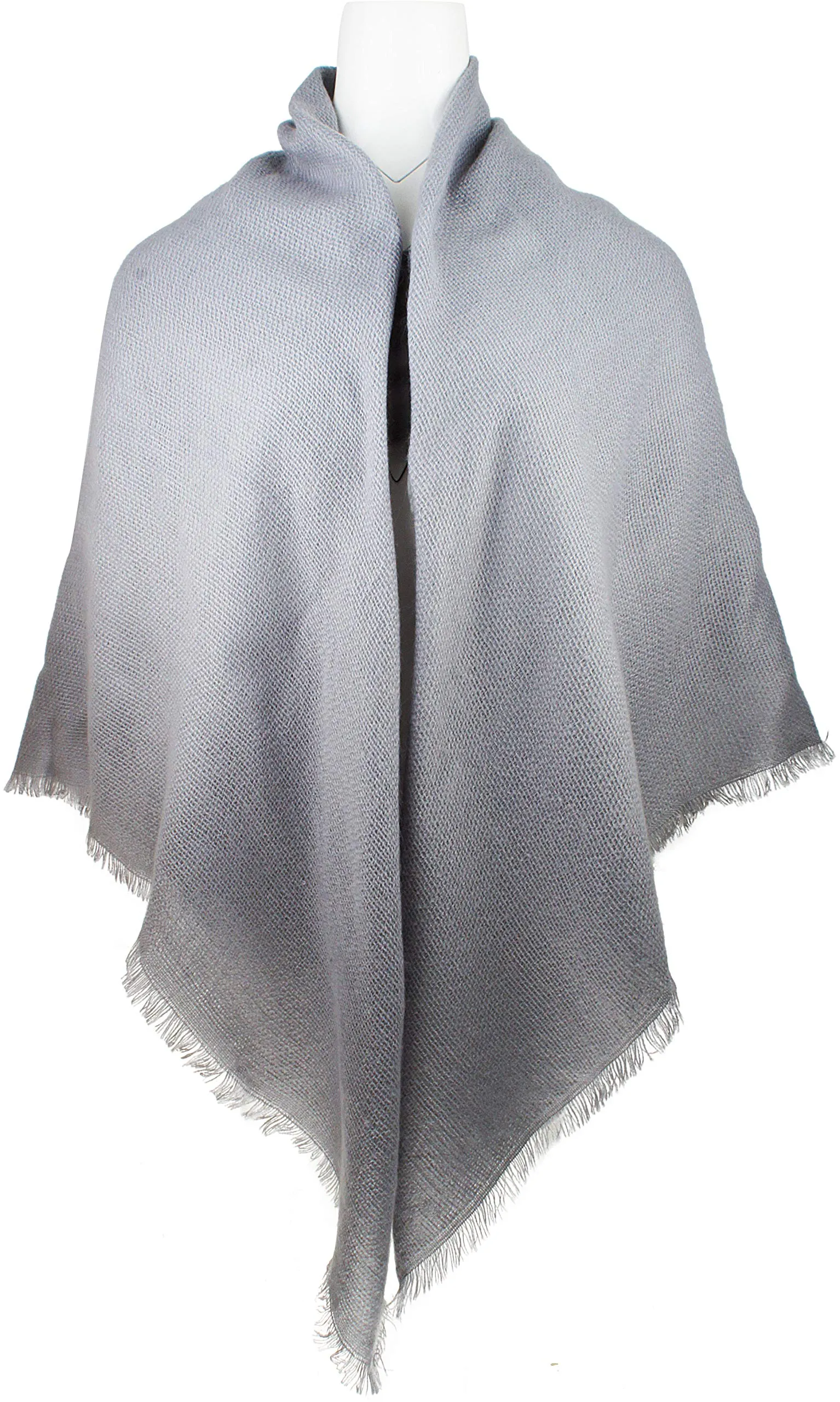 Soft Classic Luxurious Blanket Solid Color Square Scarf Wrap