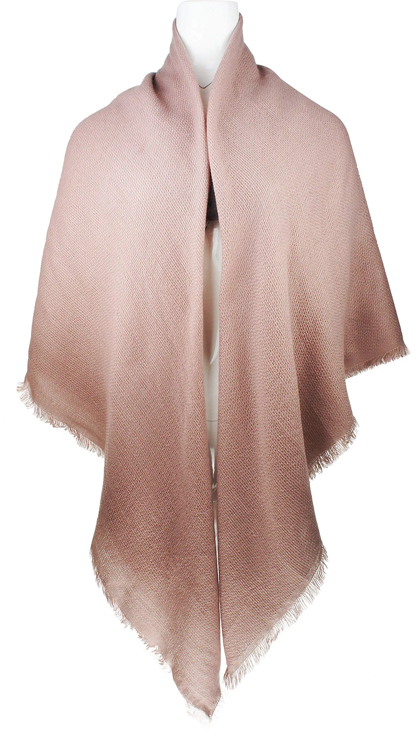 Soft Classic Luxurious Blanket Solid Color Square Scarf Wrap