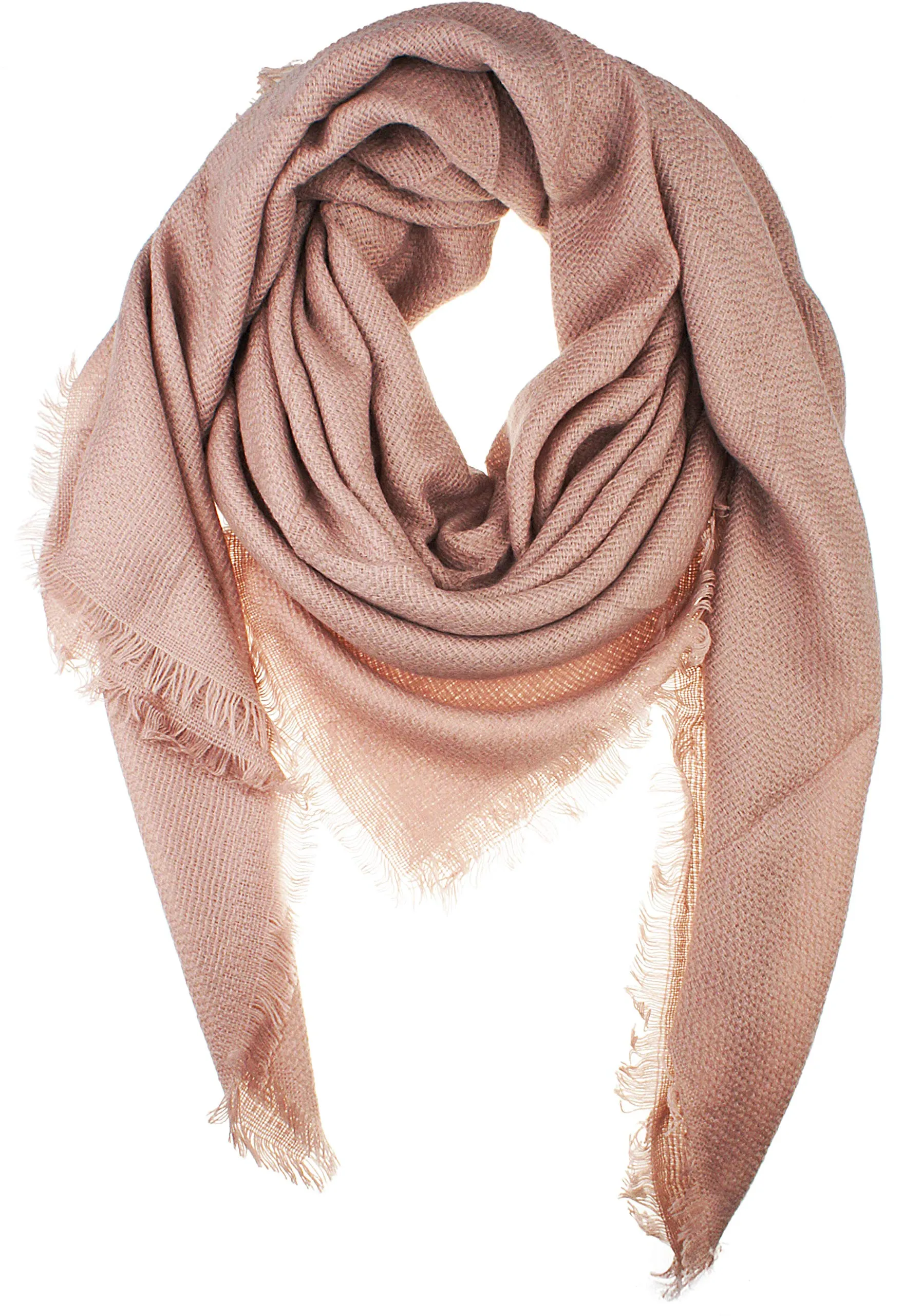 Soft Classic Luxurious Blanket Solid Color Square Scarf Wrap