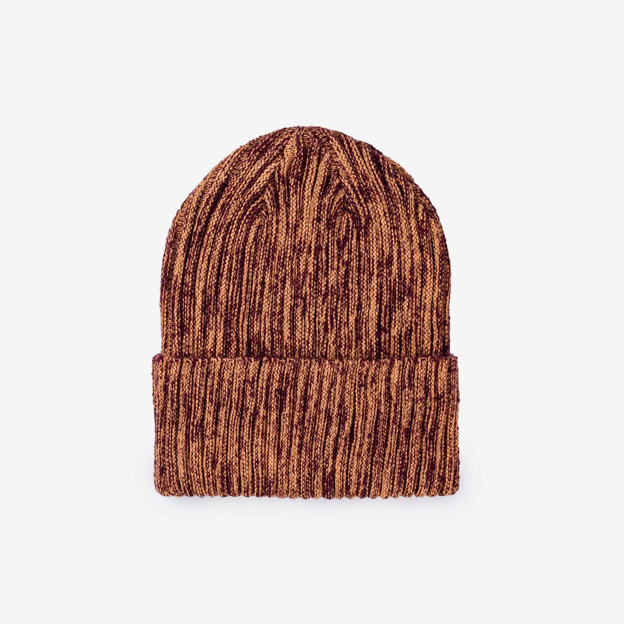 Space Mix Knit Beanie - Burgundy   Siena